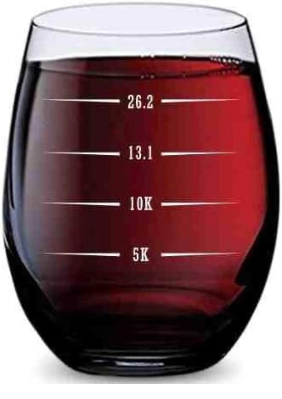 Stemless wine glass
