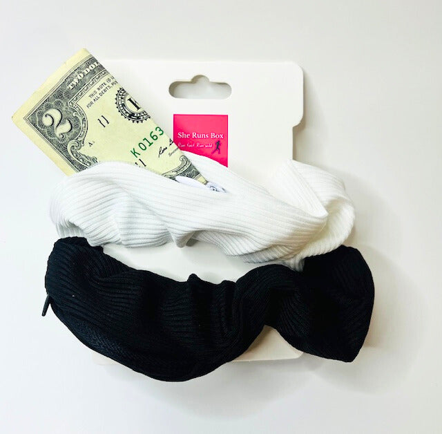 Hidden Zipper Scrunchies