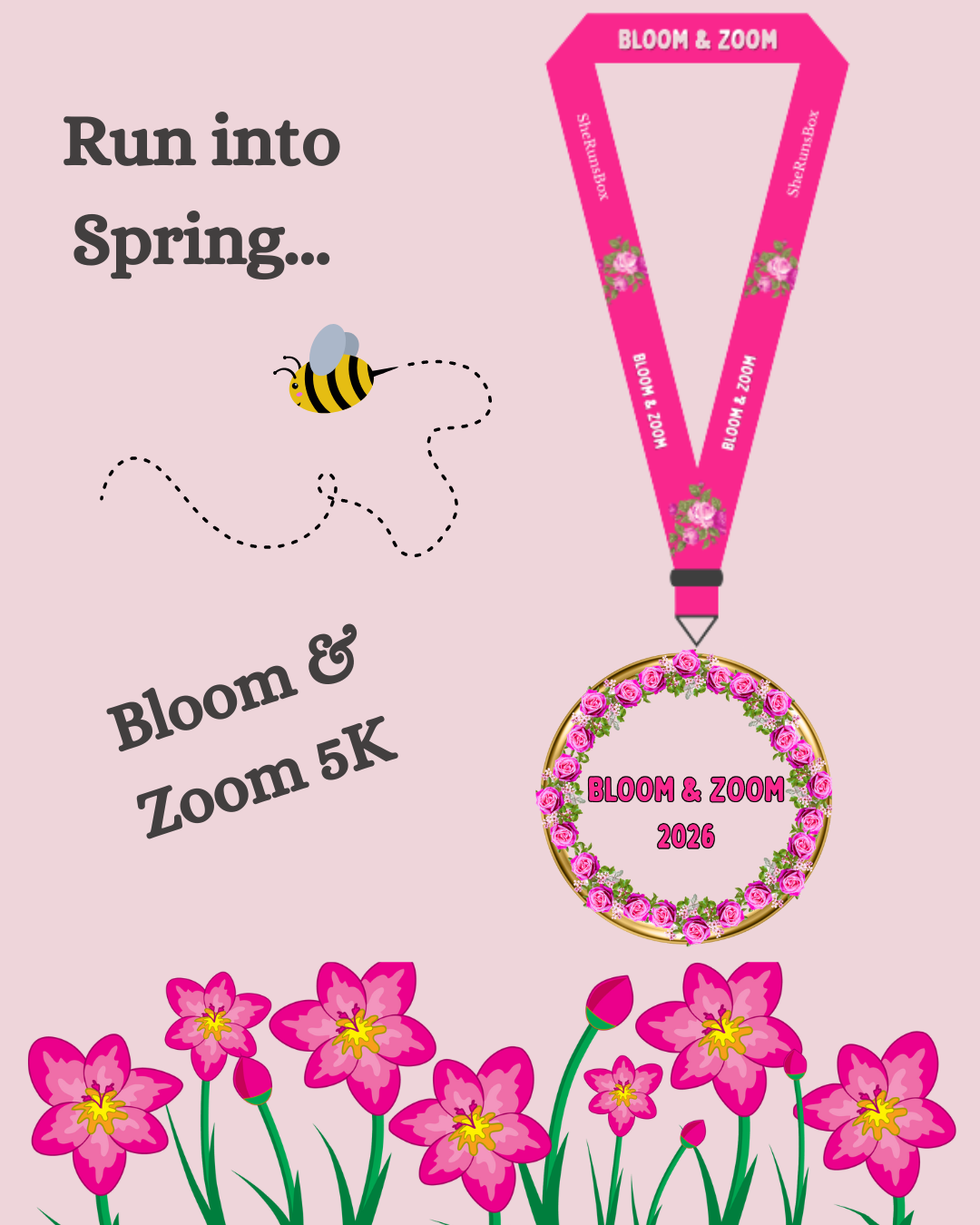 Bloom & Zoom 5K – She Runs Box